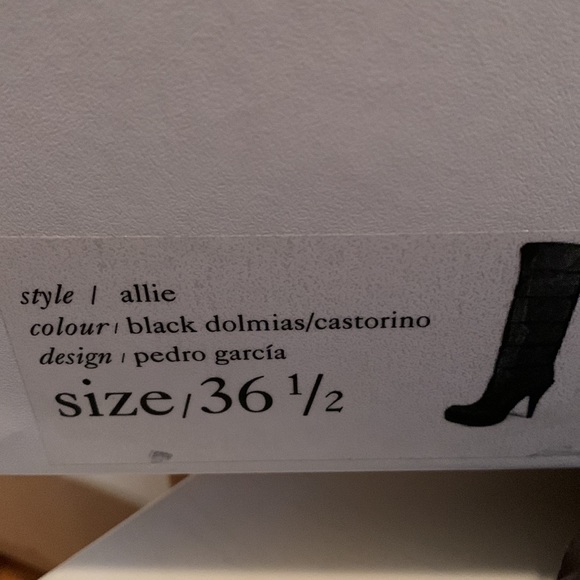 Pedro Garcia 36.5 black boots, puffer boots, Allie Boot, new in box - Picture 5 of 6